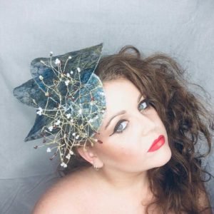Snow White - Millinery - Saraden Designs - Occasion Wear