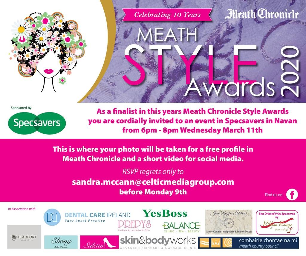 The Meath Style Awards 2020 - Finalist Best Accessories - Meath Style Awards Finalist Best Accessories