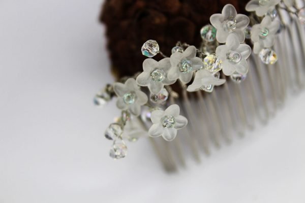 Nova Hair Comb, wedding design, Saraden Designs Millinery, handmade Irish designer