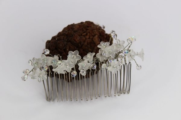 Nova Hair Comb, wedding design, Saraden Designs Millinery, handmade Irish designer