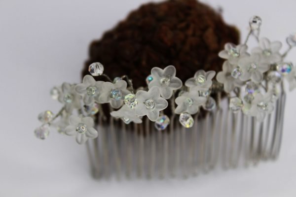 Nova Hair Comb, wedding design, Saraden Designs Millinery, handmade Irish designer