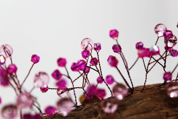 Daisy Hair Vine, wedding design, Saraden Designs Millinery, handmade Irish designer