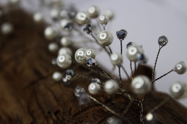 Amelia Hair Vine, wedding design, Saraden Designs Millinery, handmade Irish designer