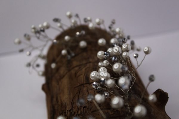 Amelia Hair Vine, wedding design, Saraden Designs Millinery, handmade Irish designer