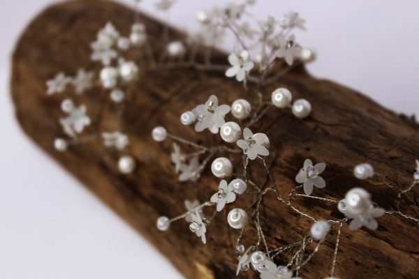 Hair vine, Molly, wedding design, Saraden Designs Millinery, handmade Irish designer