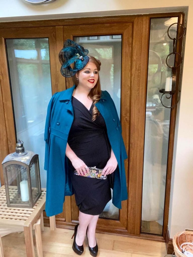 Feileacain Fashion Filies Virtual Ladies Day ​Sarah O' Rourke wearing Saraden Designs Millinery Atelier