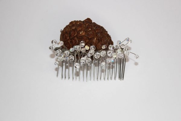 Marigold Hair Comb, wedding design, Saraden Designs Millinery, handmade Irish designer