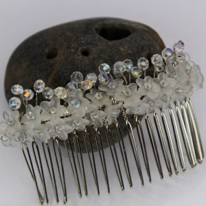 Valdis Hair Comb, wedding design, Saraden Designs Millinery, handmade Irish designer