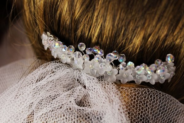 Valdis Hair Comb, wedding design, Saraden Designs Millinery, handmade Irish designer