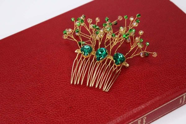 The Paloma Hair Comb, wedding design, Saraden Designs Millinery, handmade Irish designer