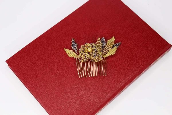 Zola Hair Comb, wedding design, Saraden Designs Millinery, handmade Irish designer