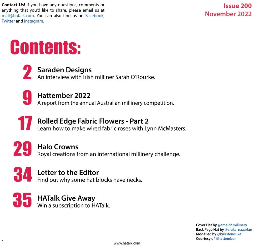 HATalk-Issue-200---November-2022-Saraden Designs