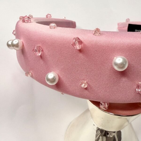Stocked in Curated Pop Up - Baby Pink Headband - Image 2