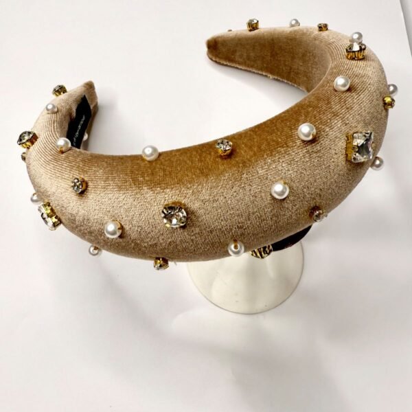 Stocked in Curated Pop Up - Gold Velvet Band
