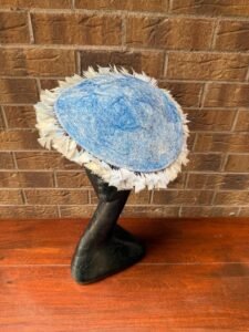 Orbite Blue Millinery Headpiece by Saraden Designs