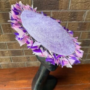 Orbite Purple Millinery Headpiece by Saraden Designs