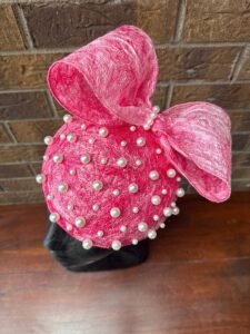 Harlow Pink Millinery Headpiece by Saraden Designs