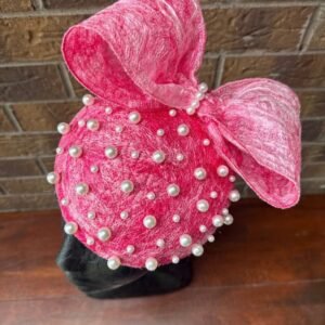 Harlow Pink Millinery Headpiece by Saraden Designs