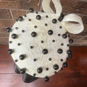 Harlow Cream Millinery Headpiece by Saraden Designs