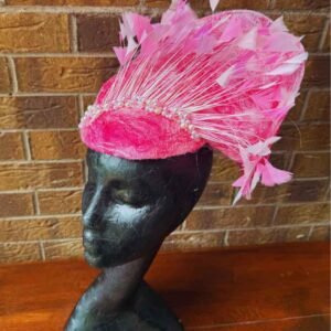 Marietta Pink Millinery Headpiece by Saraden Designs