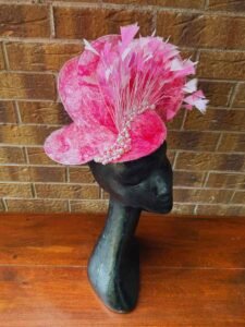 Marietta Pink Millinery Headpiece by Saraden Designs