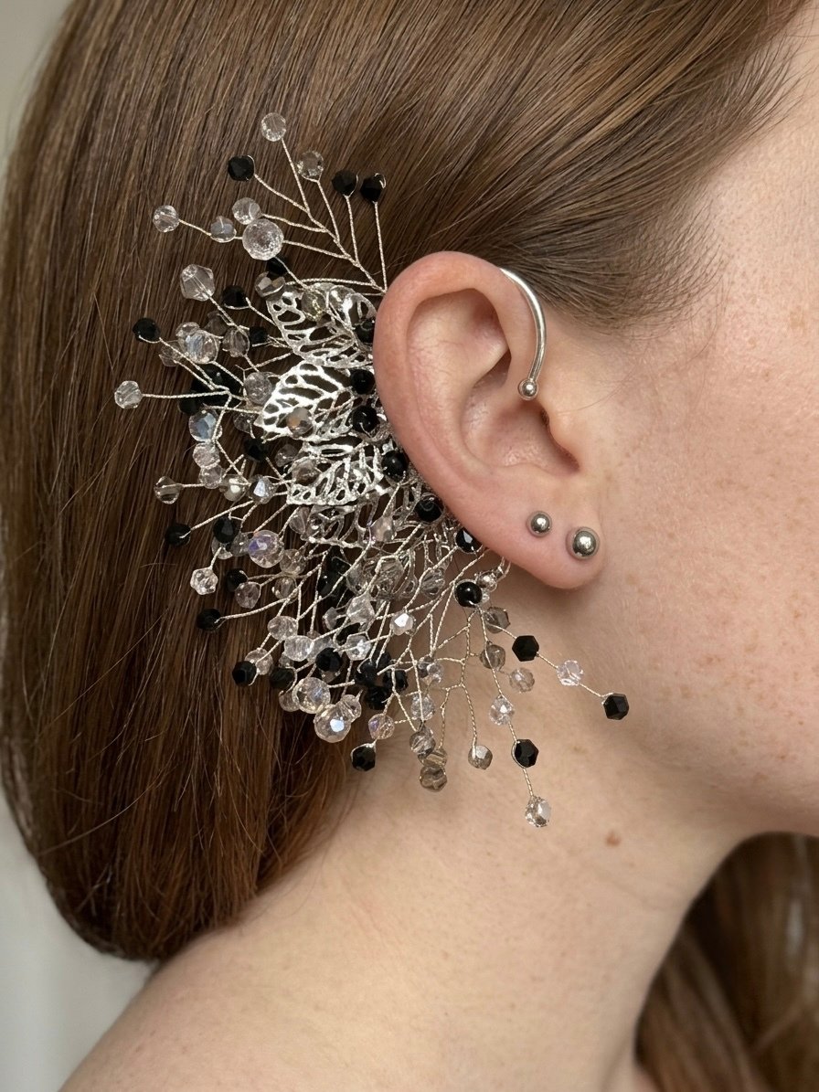 Svylan Silver - Ear cuff