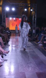 Saraden Designs Belfast Fashion Week SS19 - Model Thandi - Photo credit Trazanne Saraden Designs Belfast Fashion Week SS19