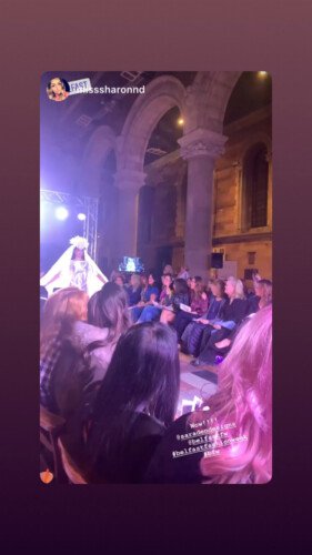 From the eye of the audience - Belfast Fashion Week - Saraden Designs - Photo credit @Misssharonnd From the eye of the audience
