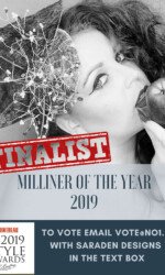 Saraden Designs - Hi Style Awards - Milliner of the Year Finalist 2019 Saraden Designs - Hi Style Awards - Milliner of the Year Finalist 2019