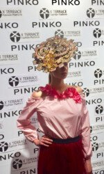 Saraden Designs Millinery piece Evolution at London Hat Week Press Preview Event, Pinko Boutique London | Evolution | London Hat Week | Press Event Saraden Designs Millinery piece Evolution at London Hat Week Press Preview Event, Pinko Boutique London | Evolution | London Hat Week | Press Event