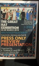 Saraden Designs - Evolution - London Hat Week - Press Preview Saraden Designs - Evolution - London Hat Week - Press Preview