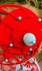 Margaret O' Rourke wearing Saraden Designs Millinery - Irish Milliner Margaret O' Rourke wearing Saraden Designs Millinery - Irish Milliner