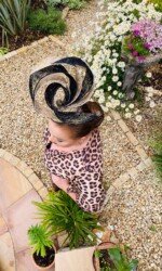 Award winning milliner Sarah O' Rourke Wearing her own Saraden Designs piece Award winning milliner Sarah O' Rourke Wearing her own Saraden Designs piece