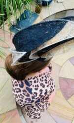 Award winning milliner Sarah O' Rourke Wearing her own Saraden Designs piece Award winning milliner Sarah O' Rourke Wearing her own Saraden Designs piece