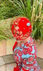 Margaret O' Rourke wearing Saraden Designs Millinery - Irish Milliner Margaret O' Rourke wearing Saraden Designs Millinery - Irish Milliner