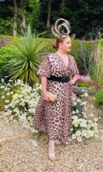 Award winning milliner Sarah O' Rourke Wearing her own Saraden Designs piece Award winning milliner Sarah O' Rourke Wearing her own Saraden Designs piece