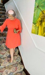 Margaret O' Rourke wearing Saraden Designs Millinery - Irish Milliner - Award Winning Milliner - Ladies Day - Racing Style Margaret O' Rourke wearing Saraden Designs Millinery - Irish Milliner - Award Winning Milliner - Ladies Day - Racing Style