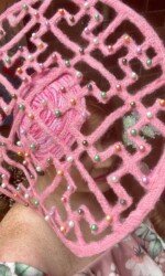 Sarah O' Rourke wearing Irish Designer Saraden Designs Millinery Atelier -Ballinrobe Races Virtual Ladies Day