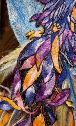 Sarah O' Rourke wearing Award winning Irish Designer Saraden Design Millinery Design at The Curragh's virtual Style Event