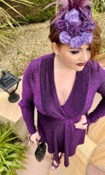 Millinery Collective Virtual Ladies Sarah O' Rourke wearing Saraden Designs Millinery Atelier