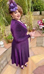 Millinery Collective Virtual Ladies Sarah O' Rourke wearing Saraden Designs Millinery Atelier