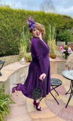 Millinery Collective Virtual Ladies Sarah O' Rourke wearing Saraden Designs Millinery Atelier